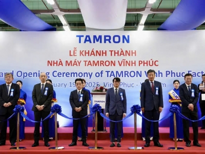 Tamron chính thức có nhà máy sản xuất ống kính thứ hai tại Việt Nam